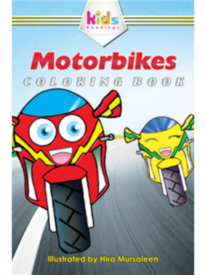 Motorbikes: Colouring Book | Hira Mursaleen